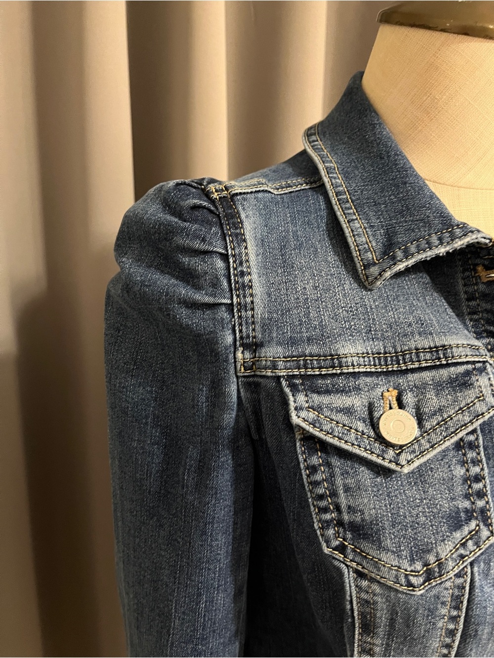 WHBM denim jacket - Picture 2 of 5